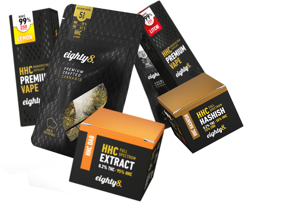 HHC 99% - vaporizační péra a premiové extrakty